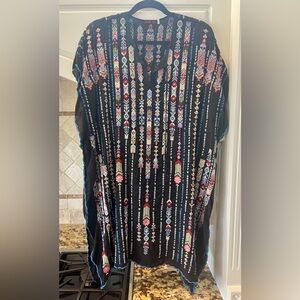 JOHNNY WAS top/dress.  Size L   New without tags. Beautifully embroidered